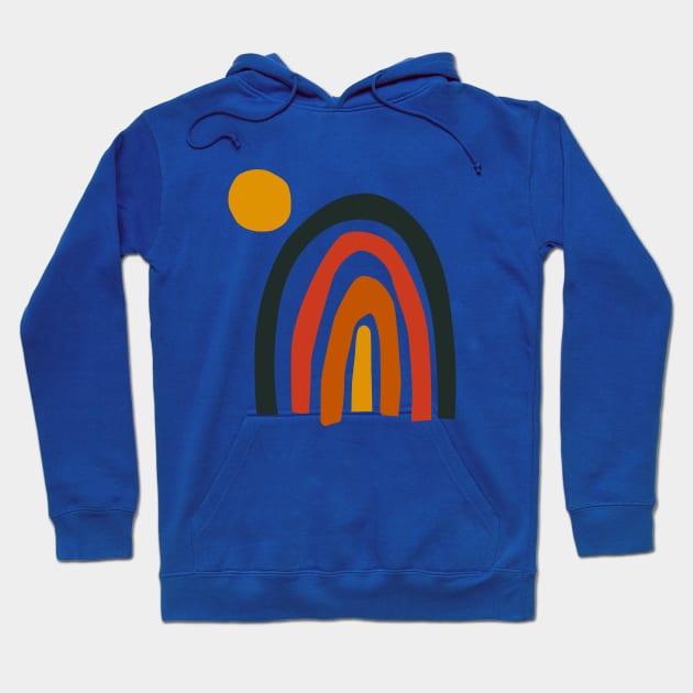 Boho Rainbow Hoodie by worldnomadfolk@gmail.com